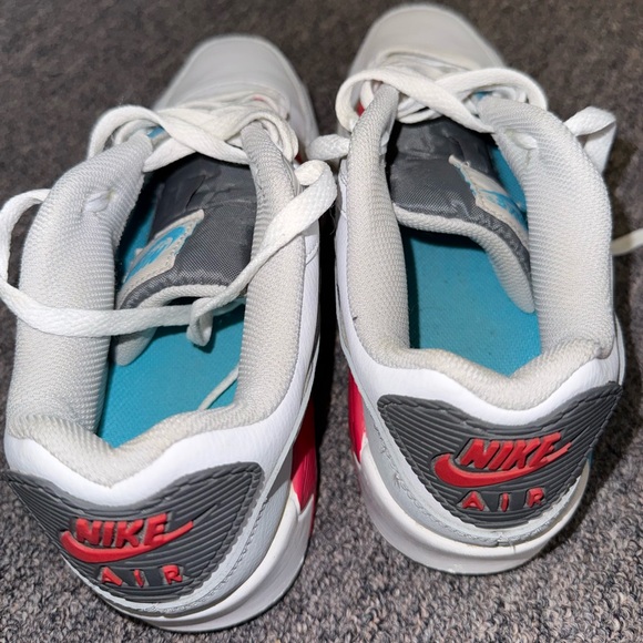 Nike Air Max (7Y) Red/White/Blue Sneakers - Picture 7 of 11